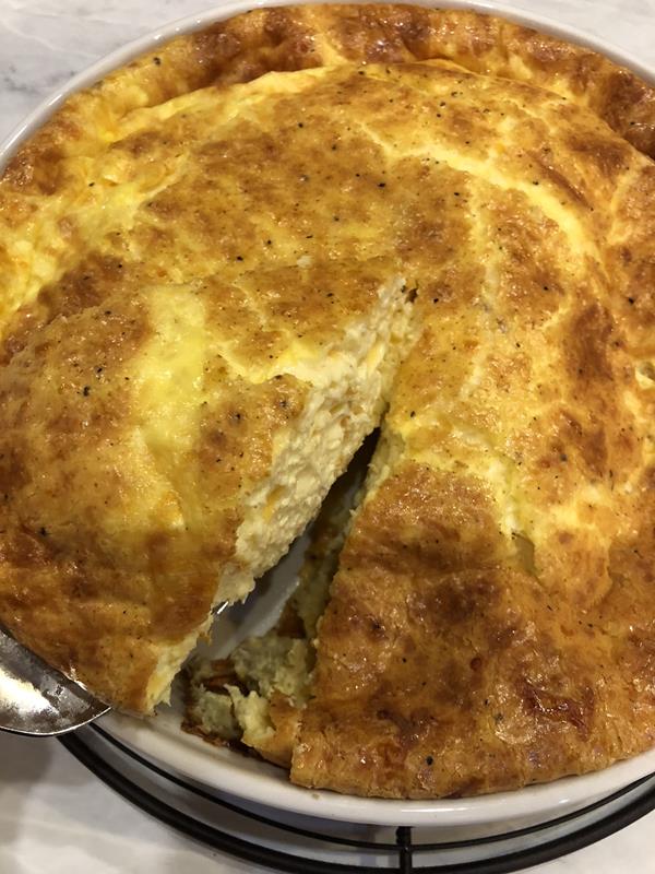 Crustless Cheese Quiche