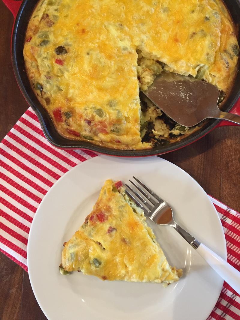 Crustless Fajita Quiche