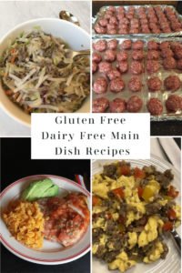 Gluten Free Dairy Free Main Dish Recipes