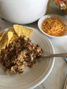 Ground Beef Taco Rice Dinner