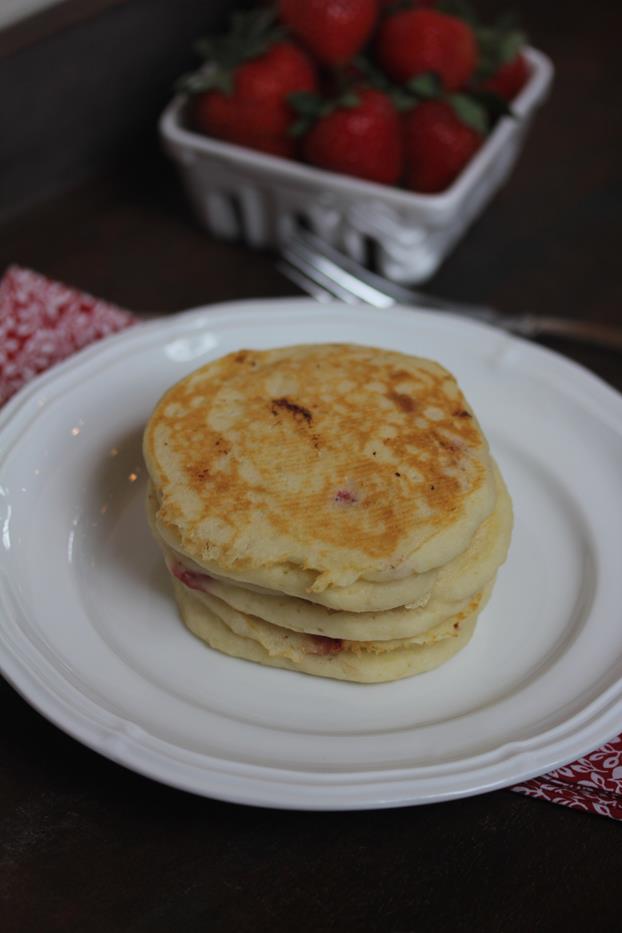 Gluten Free Strawberry Pancakes