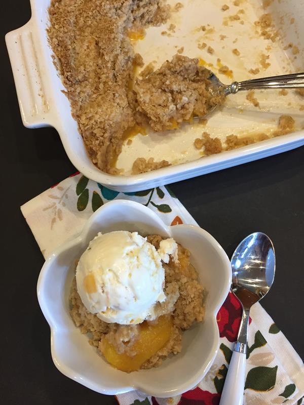 Gluten Free Peach Crisp Recipe