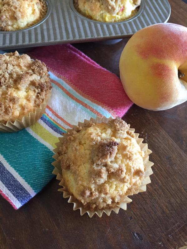 Gluten Free Peach Muffin Recipe