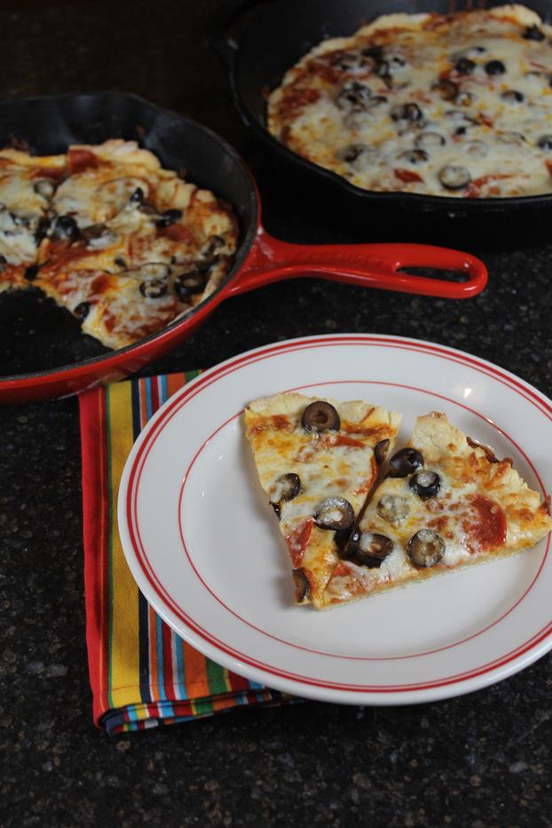 Gluten Free Deep Dish Pizza - Gluten Free Kitchen Adventures