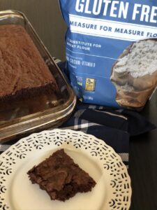 Gluten Free Brownies with King Arthur Gluten Free Measure for Measure