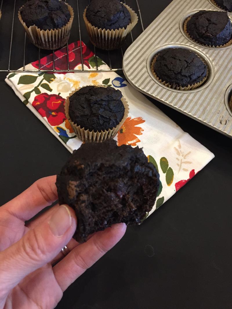 Gluten Free Chocolate Pumpkin Muffins