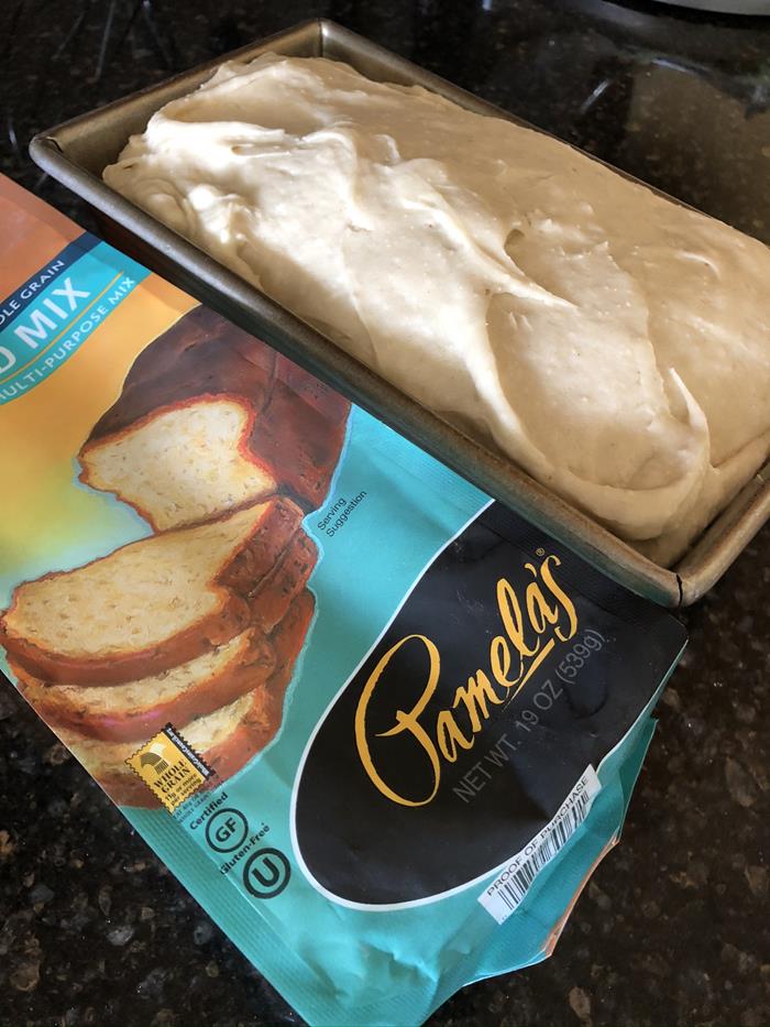 Pamela's Gluten Free Bread Mix Dough Rising