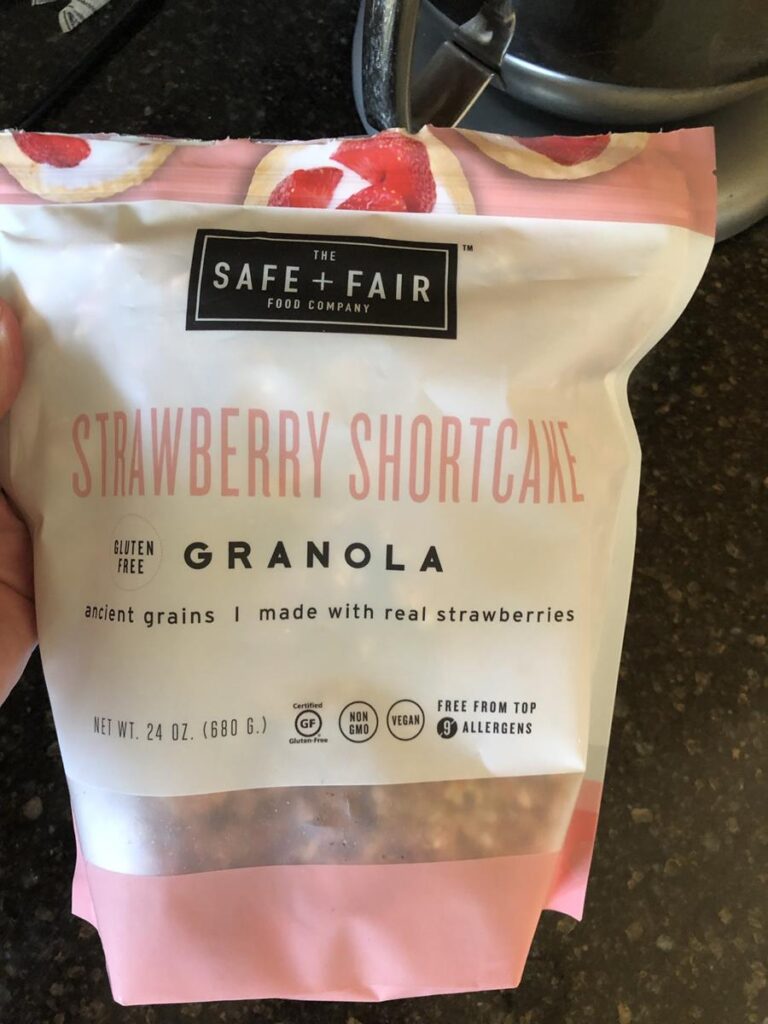 safe and fair granola