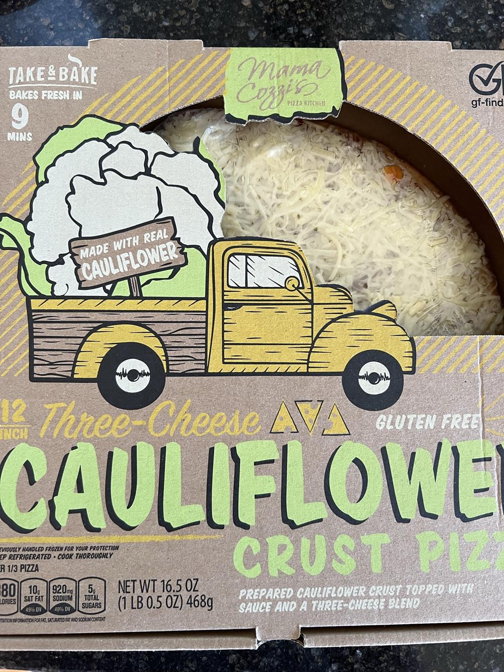 ALDI Gluten Free Pizza Cauliflower Crust 